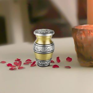 Urnes en or argent antique pour cendres adultes urnes funéraires pour papa grande urne pour homme femme urne funéraire pour hommes femmes taille personnalisée - Product Image 3