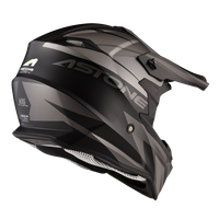 Nouveau casque de moto ASTONE MX6 RACER en ABS haute résistance avec garantie d'un an, tailles XS-2XL pour la moto tout-terrain et le trail