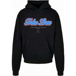 OEM personalizado de gran tamaño pesado de algodón Sudadera con capucha de los hombres logotipo bordado de calidad oferta al por mayor invierno 2024 producto de tendencia - Product Image 1