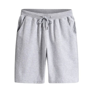 Shorts décontractés en gros personnalisé de haute qualité 100% coton France éponge tissu de sueur shorts de gymnastique pour hommes - Product Image 1