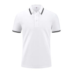 100% algodón personalizado para camisas POLO tejido transpirable absorbente de sudor alto verano uniforme de trabajo Tops - Product Image 2