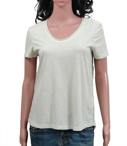 2025 Camiseta informal para mujer Precio barato Top de algodón suave Uso diario Impresión de logotipo personalizado Disponible Tarifas al por mayor - Product Image 5