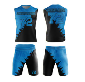 Uniformes de football américain pour jeunes 7 contre 7 personnalisés, sublimés, avec double couture, respirants, design grande taille - Product Image 2