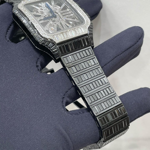Montre en Moissanite de Haute Qualité, Sertie de Diamants Incolores, pour Hommes, Meilleure Qualité, Prix de Gros - Product Image 5