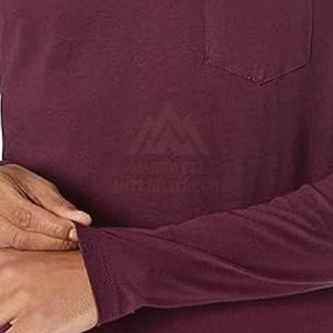 Camiseta de manga larga hecha a medida de diseño único, Camiseta estampada de corte holgado para hombre, camiseta de manga larga recién llegada - Product Image 6