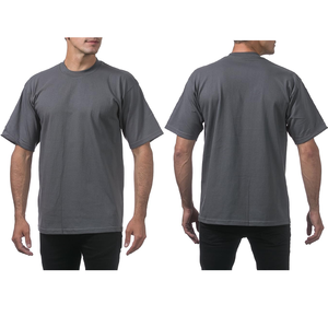 Camiseta extragrande personalizada de alta calidad para hombre, pantalones cortos de verano con estampado liso de tendencia, ropa de moda de talla grande con logotipo - Product Image 6