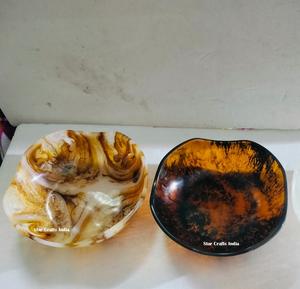 Customized <b>Price</b> High Quality <b>Resin</b> Soup Bowl Handicraft Appetizer Bowls Antique Decorated Fruit Bowl Wedding Decoration Bowls - Product Image 6