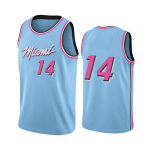 2024 mới nhất nóng bán tùy chỉnh bóng rổ Jerseys Bộ nén Áo sơ mi trắng <span class=keywords><strong>Miami</strong></span> <span class=keywords><strong>in</strong></span> logo thăng hoa thiết kế 100% - Product Image 2