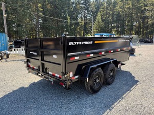 ซื้อรถพ่วงบรรทุกสินค้าทางการเกษตร รถแทรกเตอร์สำหรับทำสวน รถพ่วงดั๊มพ์สำหรับฟาร์ม ขนาด 7x14 ฟุต ได้รับการรับรองมาตรฐาน CE ราคาถูก ปรับแต่งได้ - Product Image 3