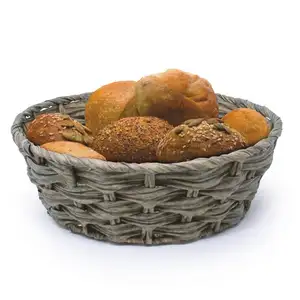 Terbaru Kedatangan Rotan Roti Keranjang Kualitas Tinggi Premium Goni Roti Keranjang Elegan untuk Penggunaan Dapur Rumah Beakery Dalam Moq Murah