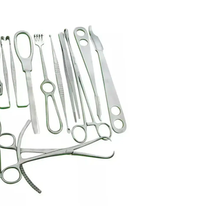 Haute qualité Adson Forceps Iris Ciseaux Ensemble d'instruments chirurgicaux Porte-aiguille Plateau de rein avec 15g Suture Instruments chirurgicaux - Product Image 6