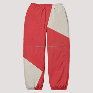 Pantalon de course et de sport personnalisé pour hommes de haute qualité pantalon de survêtement en nylon léger surdimensionné imprimé baggy pantalon de survêtement coupe-vent réfléchissant pantalon pour hommes - Product Image 6