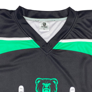 Camisetas Deportivas Personalizadas con Logotipo, Impresión Digital, Transpirables, para Hockey sobre Hielo y Fútbol - Product Image 3