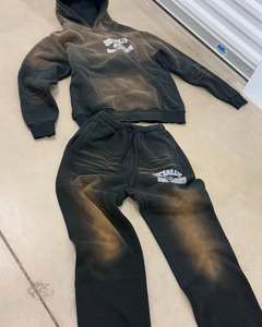 Survêtement à manches longues pour adultes, survêtement de taille XL avec logo personnalisé, survêtement sérigraphié à bas quantité minimale de commande, fabriqué au Pakistan - Product Image 6