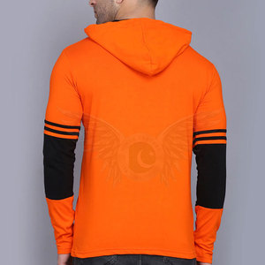 Sweat-shirts en polaire pour hommes personnalisés OEM & ODM, haute qualité, coton et polyester respirants, nouvelle collection, couleur unie - Product Image 2