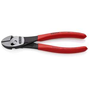 Para Alicates de Corte Diagonal de Alto Rendimiento Knipex TwinForce, Cabeza Atramentizada Negra, Mangos Pulidos con Revestimiento Plástico - Product Image 1