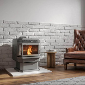 Eco Wood Pellet Stove with Programmable Timer, High-Performance <b>Burn</b>, Compact Design, Safe for Indoor Heating, Residential Use - Product Image 6