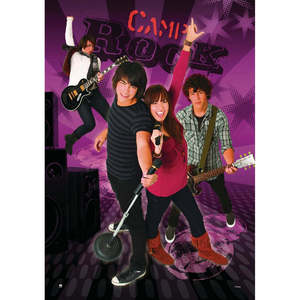 Affiche de style moderne Camp Rock en papier pour décoration murale - Product Image 1