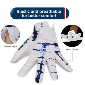 Service OEM, gants de golf en peau de mouton durables, qualité supérieure, prix bas, légers, sangle de poignet réglable, personnalisables, pour hommes, salle de sport - Product Image 4