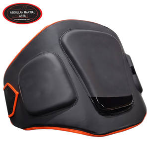 อุปกรณ์ป้องกันหน้าท้องสำหรับชกมวย ทำจากหนัง PU คุณภาพสูงสุด สีดำ น้ำหนักเบา ทนทาน ผลิตเองได้ รุ่นใหม่ล่าสุด โดย ABDULLAH MARTIAL ARTS - Product Image 5