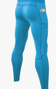 Pantalones de compresión para hombre Leggings Dry Cool Sports Baselayer Running Workout Active Gym - Product Image 3