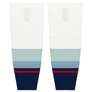 Chaussette de hockey sur glace en polyester à mailles de haute qualité pour joueurs Taille et matériau de service OEM sur mesure - Product Image 1