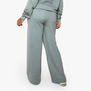 Pantalones Deportivos de Mujer al por Mayor, los Más Vendidos, 100% Algodón, 300 GSM, Gruesos, con Encaje, Frente Plano, Casuales de Invierno, Cómodos - Product Image 5