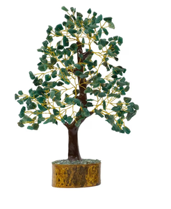 Árbol de cristal de Aventurina verde para decoración del hogar Artesanía de cristal Árbol de cristal curativo - Product Image 1