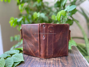 Cartera de cuero auténtico para hombre, billetera de piel auténtica, tarjetero, soporte para ATM, multiusos, con logotipo personalizado, gran oferta - Product Image 5