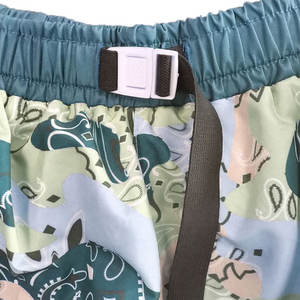 Pantalones Cortos de Natación de Doble Capa Transpirables de Spandex/Poliéster con Bolsillos con Cremallera de Secado Rápido para Correr - Precio Mayorista - Product Image 3