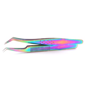 Pince à épiler d'extension de cils en acier inoxydable de marque privée personnalisée professionnelle outil de beauté à pointe pointue facile à choisir haute - Product Image 3
