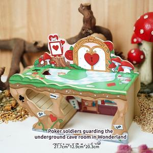 Personalizable más nuevo diseño original ecológico madera maciza hámster ocultar - Product Image 3