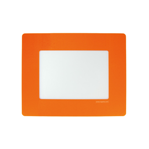 LongLife Klarsicht Segnaletica Adesiva per Pavimenti DIN A5 Arancione Confezione da 10 - Materiale Plastico - Product Image 1