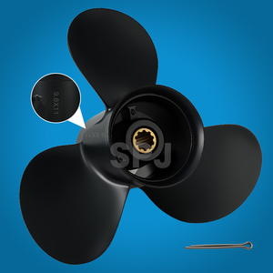 Hélice fueraborda de aleación de aluminio de 3 aspas 9.8x11 para motores marinos Tohatsu 25HP 30HP, pieza OEM 3R0B645230 - Product Image 3