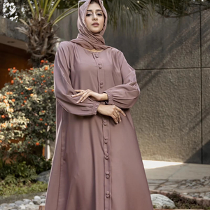 2026 thiết kế mới tùy chỉnh màu sắc abaya cho phụ nữ OEM ODM dịch vụ phụ nữ hồi giáo dài DRESS abaya cho bán hàng trực tuyến - Product Image 1