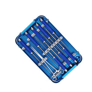 Juego de instrumentos ortopédicos para cirugía de columna, herramientas de acero inoxidable, opciones manuales y eléctricas, directo de fábrica - Product Image 1