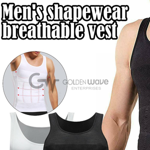 Gilet moulant et élastique pour hommes, vêtements de corps moulants, respirants, de compression, pour le ventre, le sport, contrôle de la taille, vêtements d'extérieur - Product Image 6