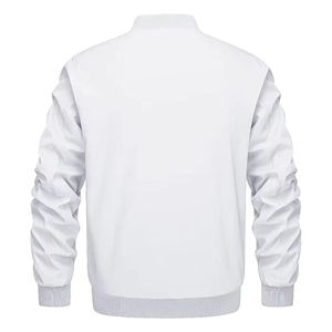 Nouvelles vestes bomber tendance, manteaux en tissu 100% polyester, nouvelle veste bomber pour homme personnalisée, fournisseur en gros OEM ODM - Product Image 3
