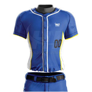 Training Style Baseball Uniform Soft Fabric Baseball Uniform Sports Wear Baseball Uniform For Sale - Product Image 6
