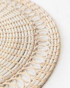 Napperon rond en rotin Produits écologiques Fabriqué au Vietnam Décoration de table Napperon tissé Vente en gros Moderne - Product Image 2