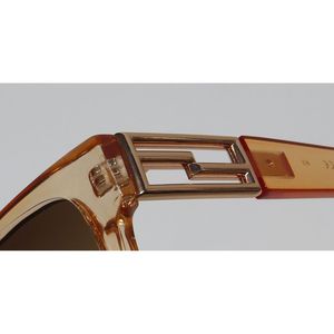 Occhiali da Sole Sean John SJS2010Ce, Protezione UV/UVB 100%, Lenti Rettangolari Sfumate Oro-Arancio, Montatura Quadrata Casual Antigraffio - Product Image 5