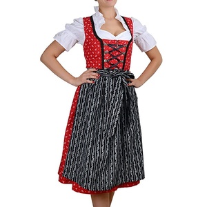 Robe Dirndl Traditionnelle Allemande Longue Personnalisée pour Femmes Dirndl Bavarais / Dirndl Personnalisé / Robe Dirndl Allemande - Product Image 4