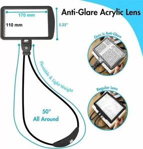 แว่นขยายแบบยืดหยุ่นได้ทั้งหน้าจอ พร้อมเลนส์เปลี่ยนได้ 2X/4X ไดออปเตอร์ 5D/10D โหมดแสง 3 สี - Product Image 4