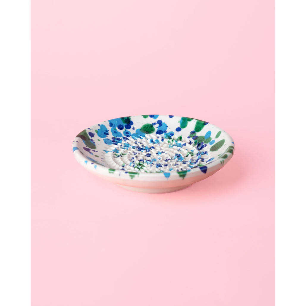 Azul, verde y blanco