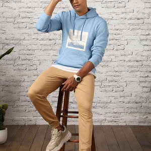 Sudadera con capucha informal de alto rendimiento, diseño flexible para viajes y ocio, sudaderas con capucha para hombre - Product Image 3