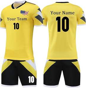 เสื้อฟุตบอลสำหรับผู้ชาย ผู้หญิง ชุดฟุตบอลสำหรับเด็ก/ผู้ใหญ่ พร้อมชื่อ เบอร์ ทีม และโลโก้ - Product Image 1