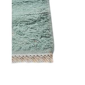 Alfombras de Lana Anudadas a Mano Aalam Azules, Alfombras de Yute con Patrón Floral Abstracto para el Hogar, para Sala de Estar, Dormitorio, Pasillo-Pae-5972 - Product Image 4