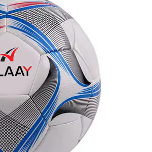 Alaay Ballon de football en cuir thermocollé PU épaissi Taille 5 Fabricant OEM Logo Personnalisé Vente en gros - Product Image 3