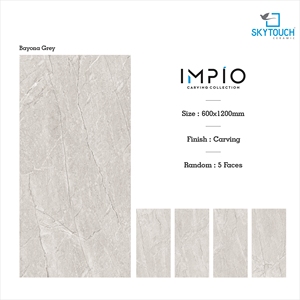 Carreaux de porcelaine émaillée polie de la meilleure qualité de Skytouch 600x600/1200mm Design moderne classique pour l'intérieur de la brique réfractaire anti-dérapant - Product Image 2