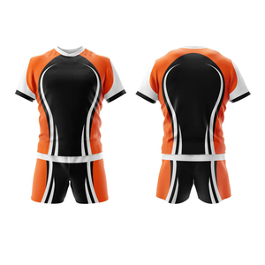 ชุดกีฬารักบี้ชายเสื้อแขนสั้นระบายอากาศได้ดีสำหรับผู้ใหญ่เสื้อใส่ได้ทั้งชายและหญิง - Product Image 3